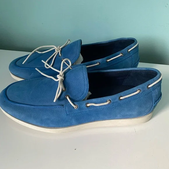 COLE HAAN Suede Boat Men’s Shoes - Picture 3 of 16